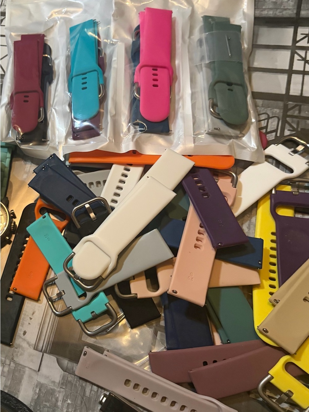 Assorted Silicone Watch Bands - Multicolor Pack